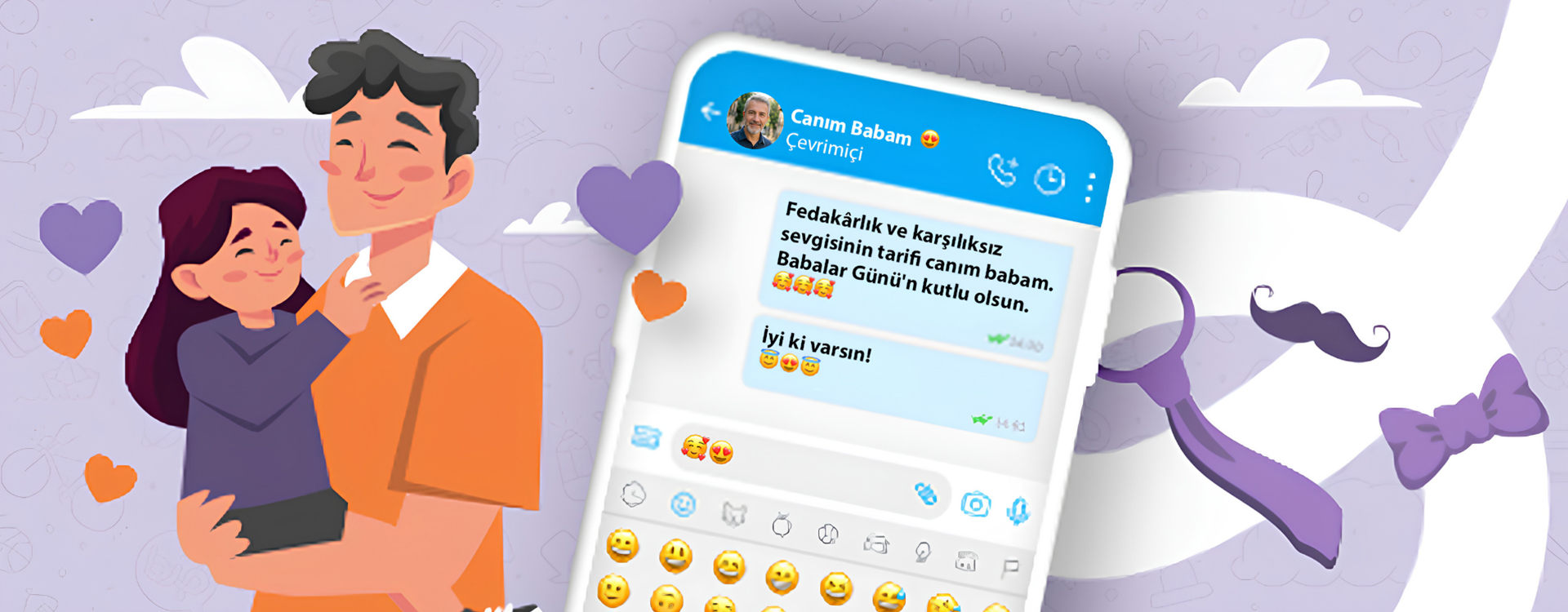 En Kısa ve Etkileyici Babalar Günü Mesajları